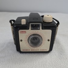Vintage Eastman Kodak Brownie Bullet Camera with Original Strap