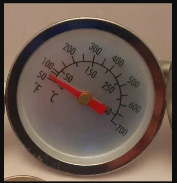 Universal CharBroil Kenmore NexGrill Weber Grill Temperature Gauge fit 3/8" hole - Image 3 of 4