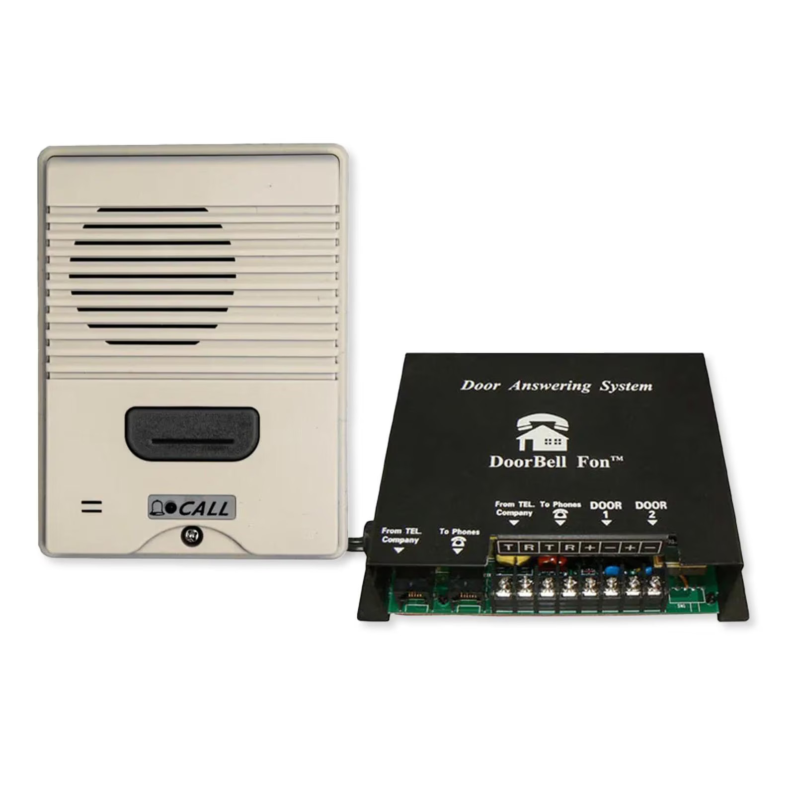 DoorBell Fon Door Answering System, Ivory Intercom Door Stat