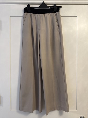 Reiss Cream Wide Leg Women’s Trouser Size 10P BMWOT immaculate