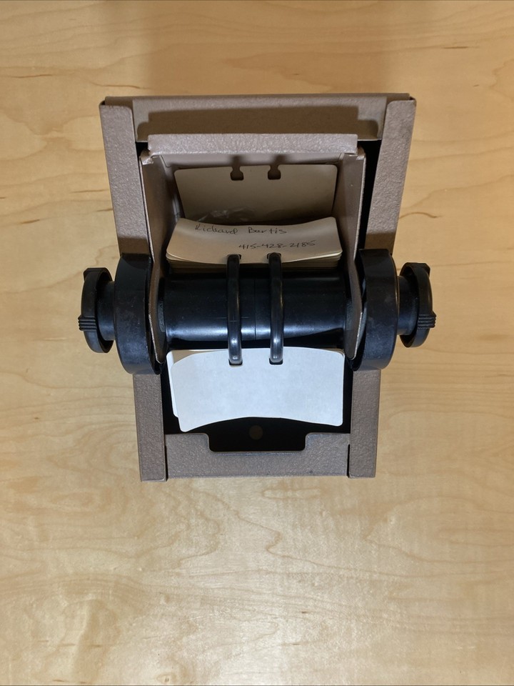 Vintage Rolodex Rotary Card File Box From The 1970s | eBay