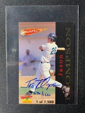 1995 Signature Rookies Old Judge Jason Thompson Hot Prospects Autograph #/1550!!