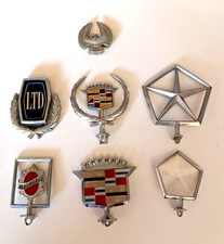 Vintage Lot Of 7 Automobile Hood Ornaments