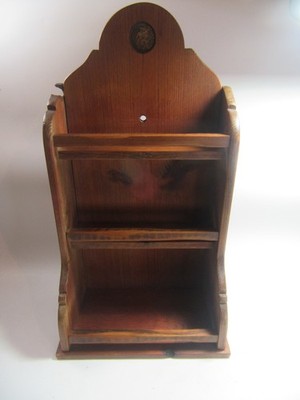 Vintage Pine Wooden Shelf Spice Rack Wall Hanging / Kitchen Top Kitchen ...