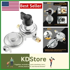 2-Stage Automatic Changeover LP Propane Gas Regulator for RVs & Campers