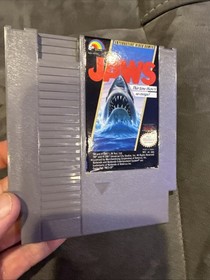 Jaws 1987 NES Nintendo Game Cart Authentic Tested & Working