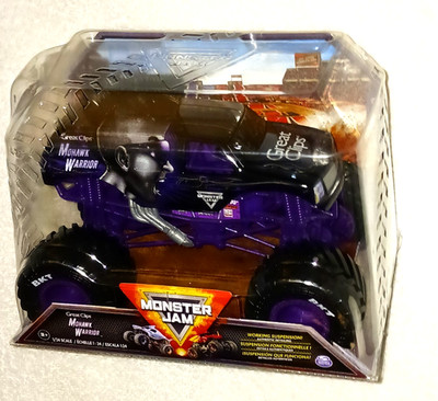 MONSTER JAM 1/24 MOHAWK WARRIOR  - NEW DIECAST GREAT CLIPS MONSTER TRUCK