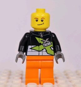 LEGO Xtreme Powerboat Driver Minifigure City Racing 4x4 with Powerboat (60085)