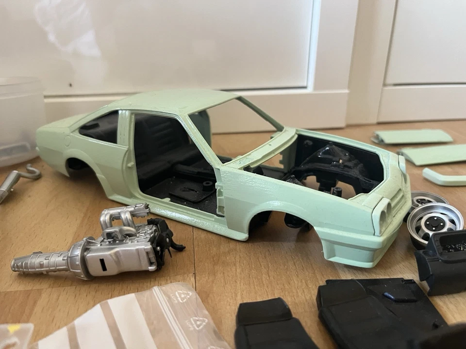 Opel Manta b 1:18 Revell Ronal Turbo Felgen Umbau Tuning Bastler - Bild 3 von 4