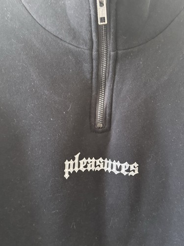 Pleasures Harmony Pullover mit Viertelreißverschluss Gr. Small schwarz - Bild 2 von 5