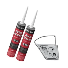 [2 Pack] LAUCO Maxi-Seal Polyurethane Seam Sealer Automotive - Black, 10.5oz ...