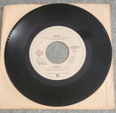 Devo   Whip It - Vinyl 7'' 45 RPM Single Stereo 1980