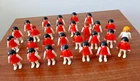 Vintage Playmobil School Children Lot – 28 Figures Red and White Uniform