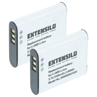 2x Akku für Olympus Stylus XZ-2 SP-100 iHS XZ-2 iHS 1050mAh 3,7V