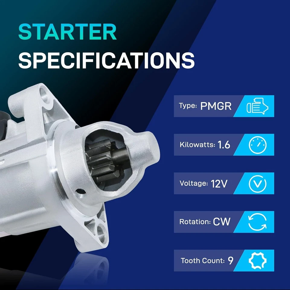 Starter for Honda Accord Civic Element CRV Acura TSX 2.0L 2.4L 2006-2012 - Изображение 4 из 4