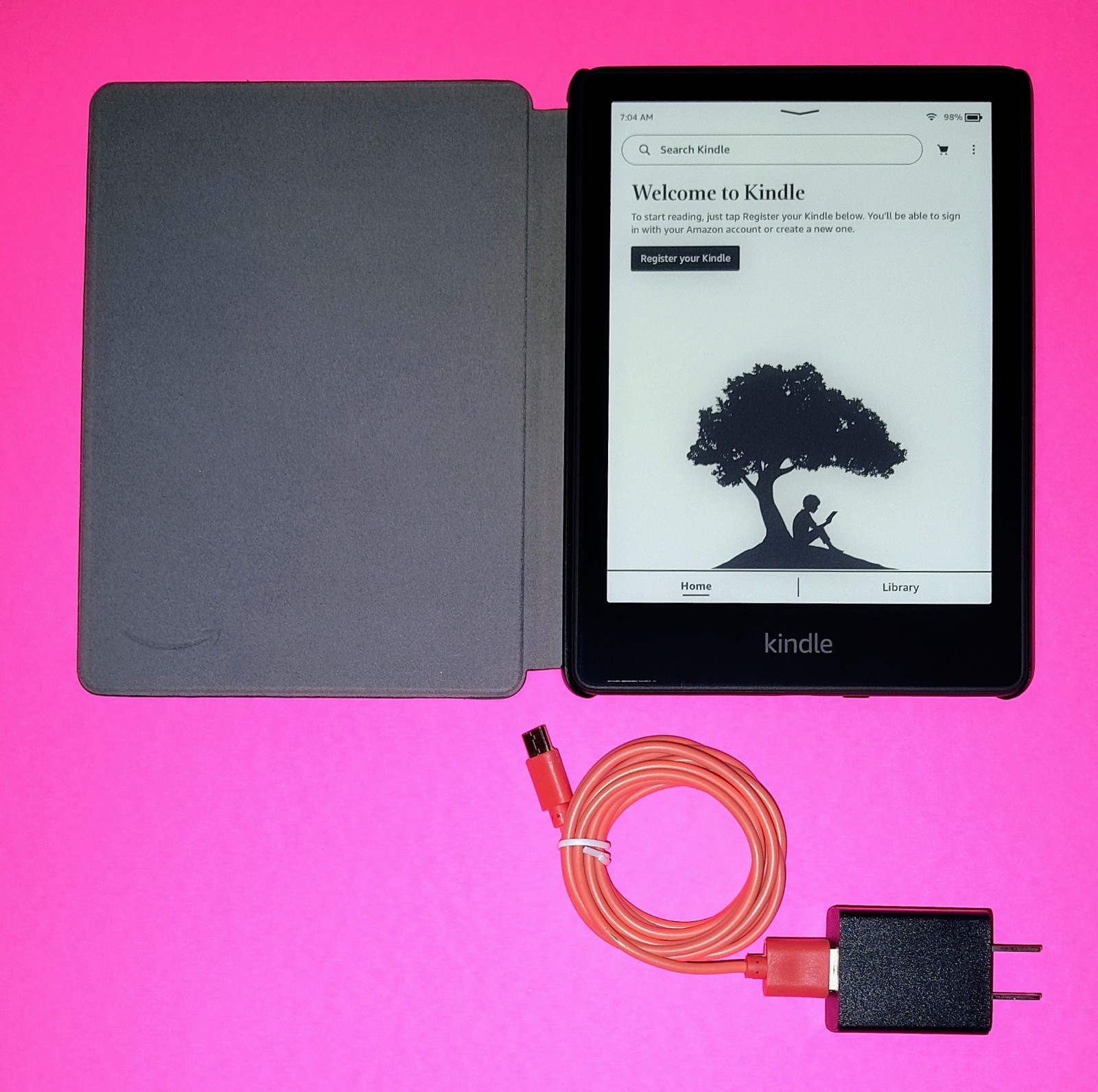 Kindle 6.8 Paperwhite 5 Signature Edition 32GB M2L4EK 11th Gen with Cover Bundle-image