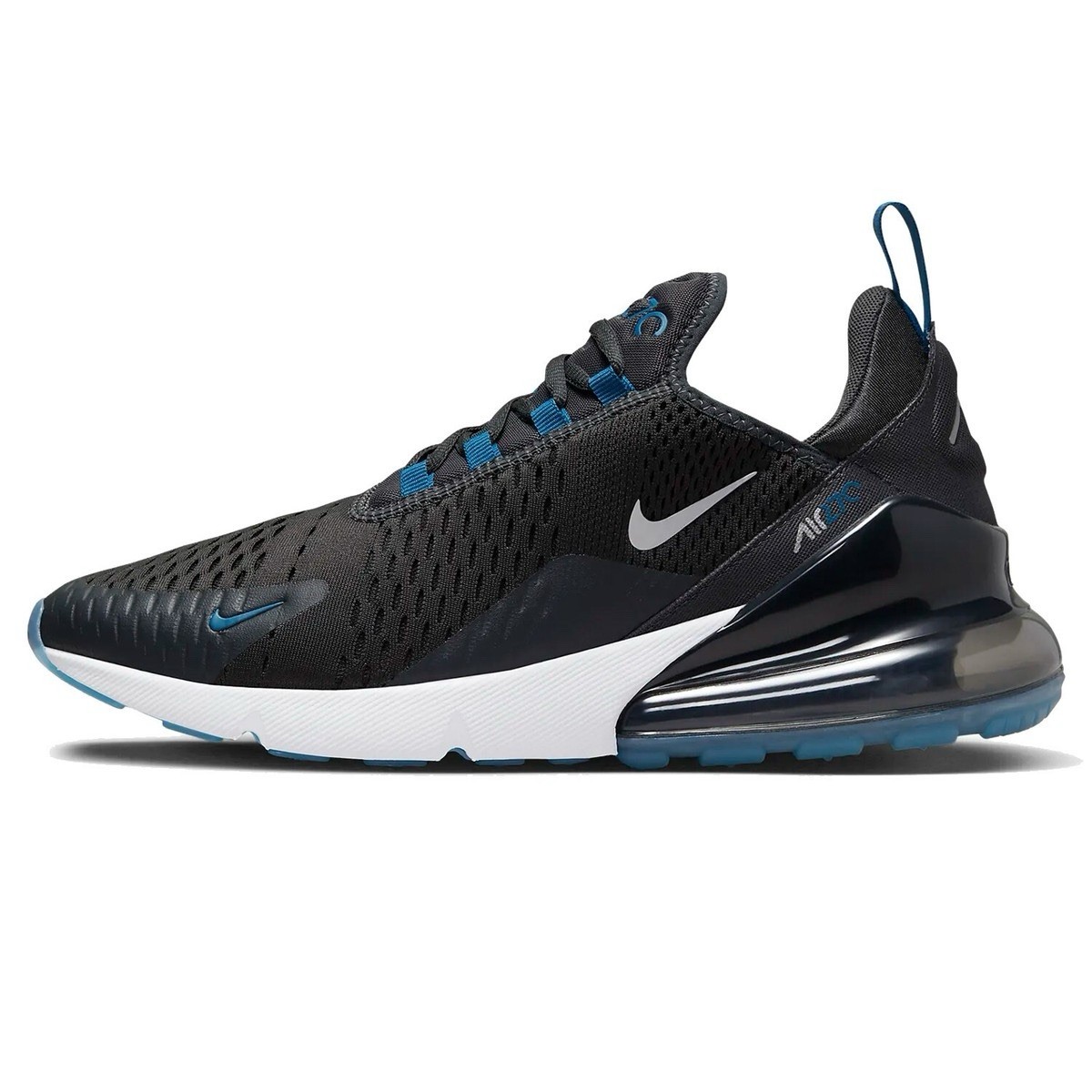 NIKE AIR MAX 270 BLACK BLUE SHOES SZ MENS US9-14 RRP $230 PLUS TN