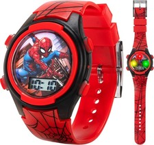 Marvel Spider-Man Kids Watch Digital Display Interactive Adjustable