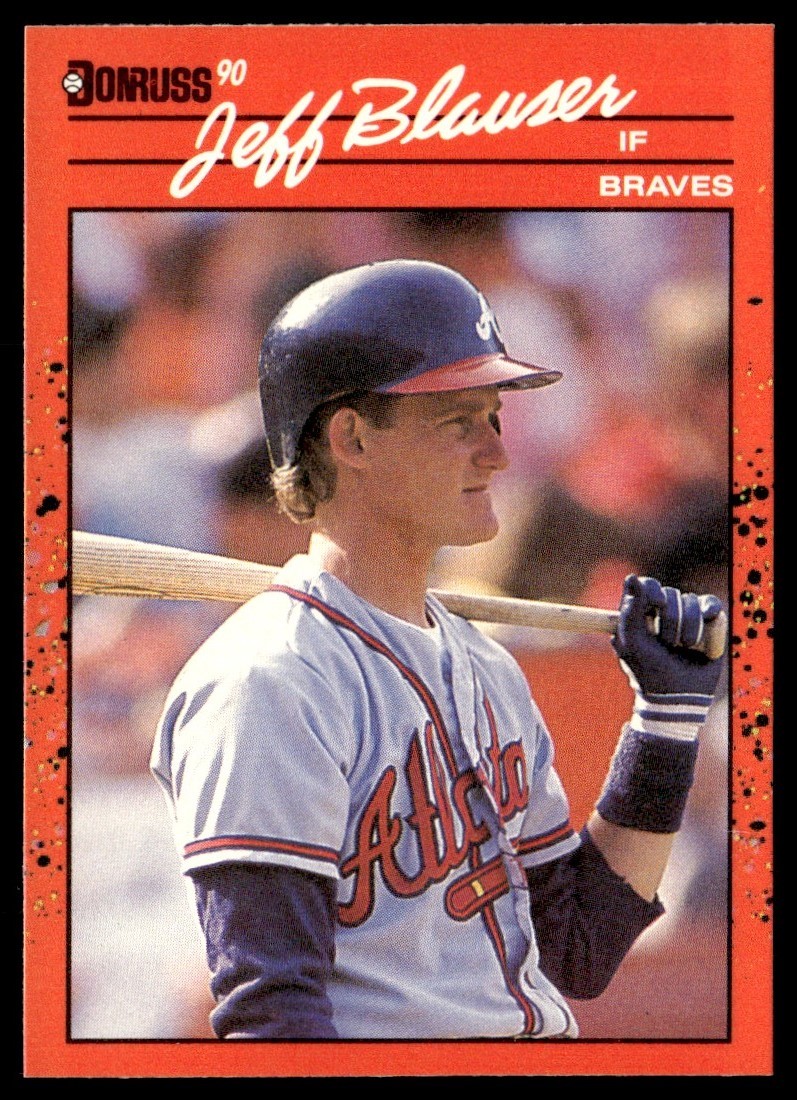 1990 Donruss Jeff Blauser Atlanta Braves #271