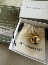 Paola Sighinolfi Ring Reef Ring Malachite Colour Size EU 54 RRP £328
