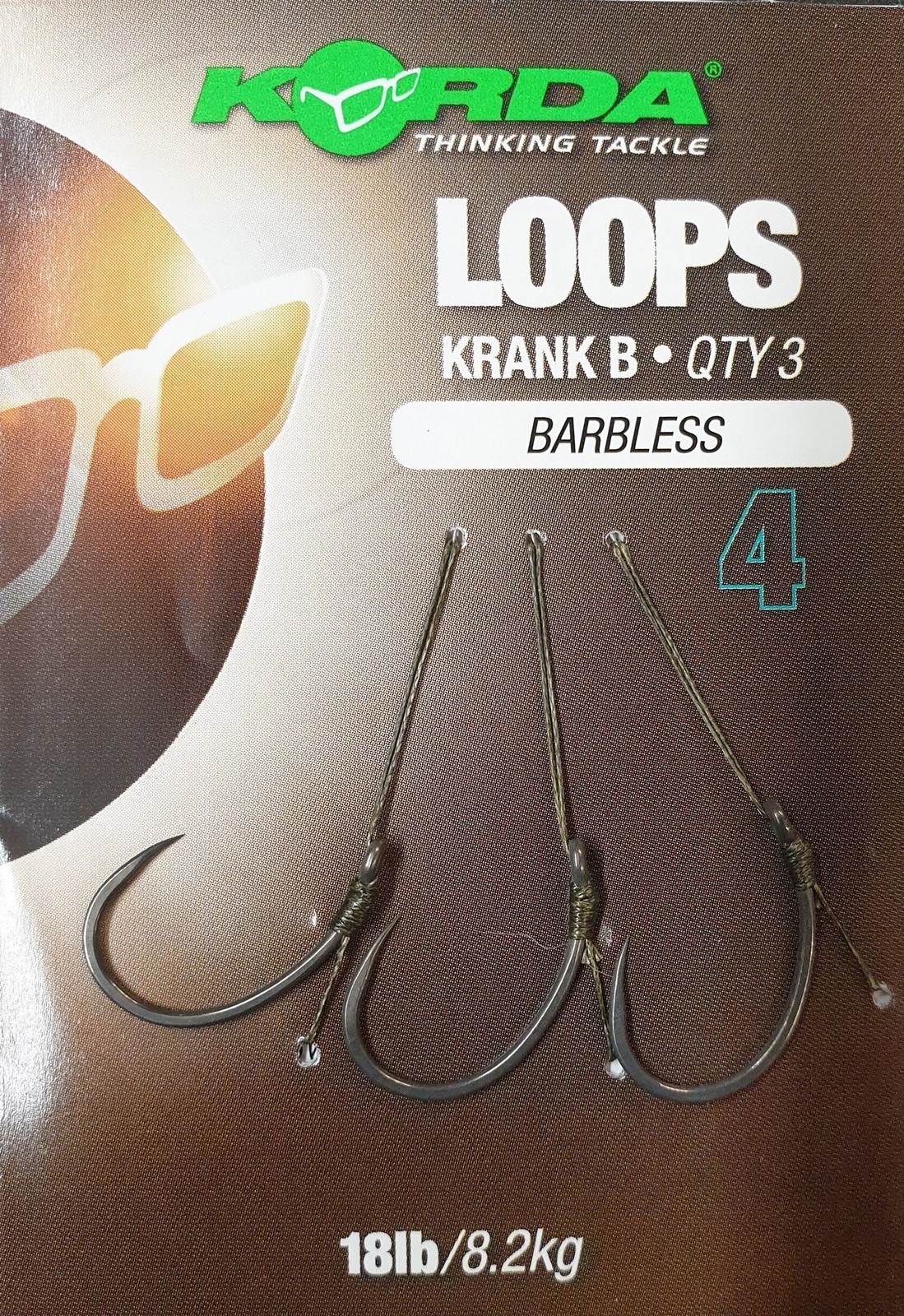 Korda Loop Rig Krank Size 8 Barbless DISC