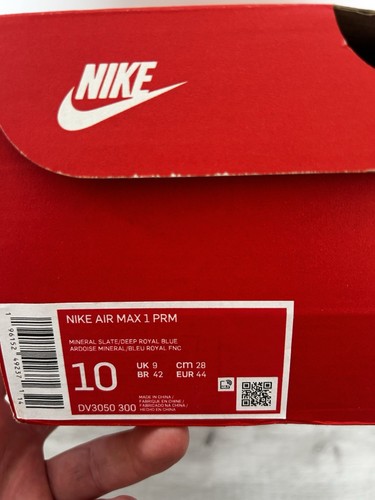 Nike Air Max 1 Dirty Denim Uk 9 Brandneu - Bild 7 von 7
