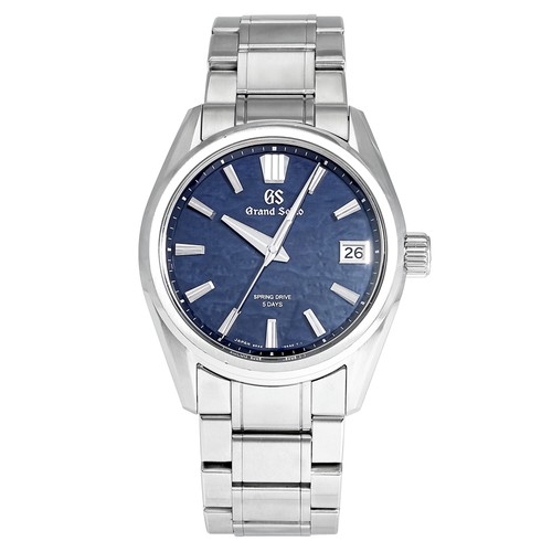 Grand Seiko Evolution 9 SLGA021 Spring drive 40mm Blue Stainless Pre-owned