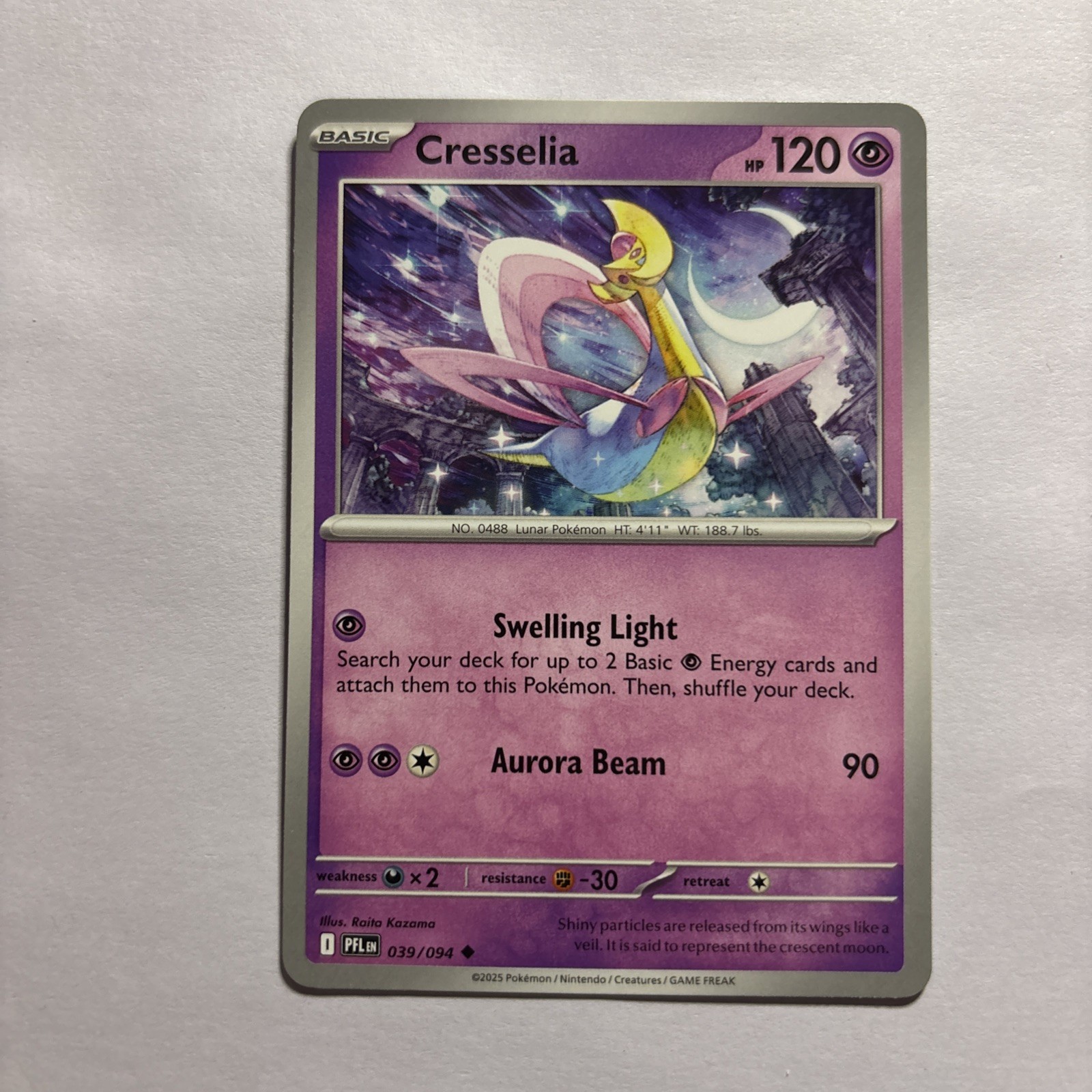 Cresselia Normal Uncommon ME02: Phantasmal Flames - 039/094 NM Regular Pokemon