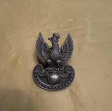 Rare WW2 Poland Polish Army In Exile Cap Badge