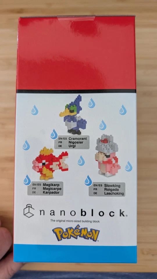 Nanoblock POKEMON Tipo Agua Set de 6 Precintados en Caja Foto 4 de 4