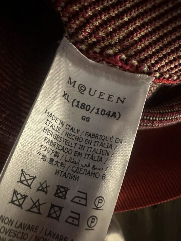 Suéter Floral Multicolor McQueen Para Hombre Talla XL Hecho en Italia Foto 3 de 4