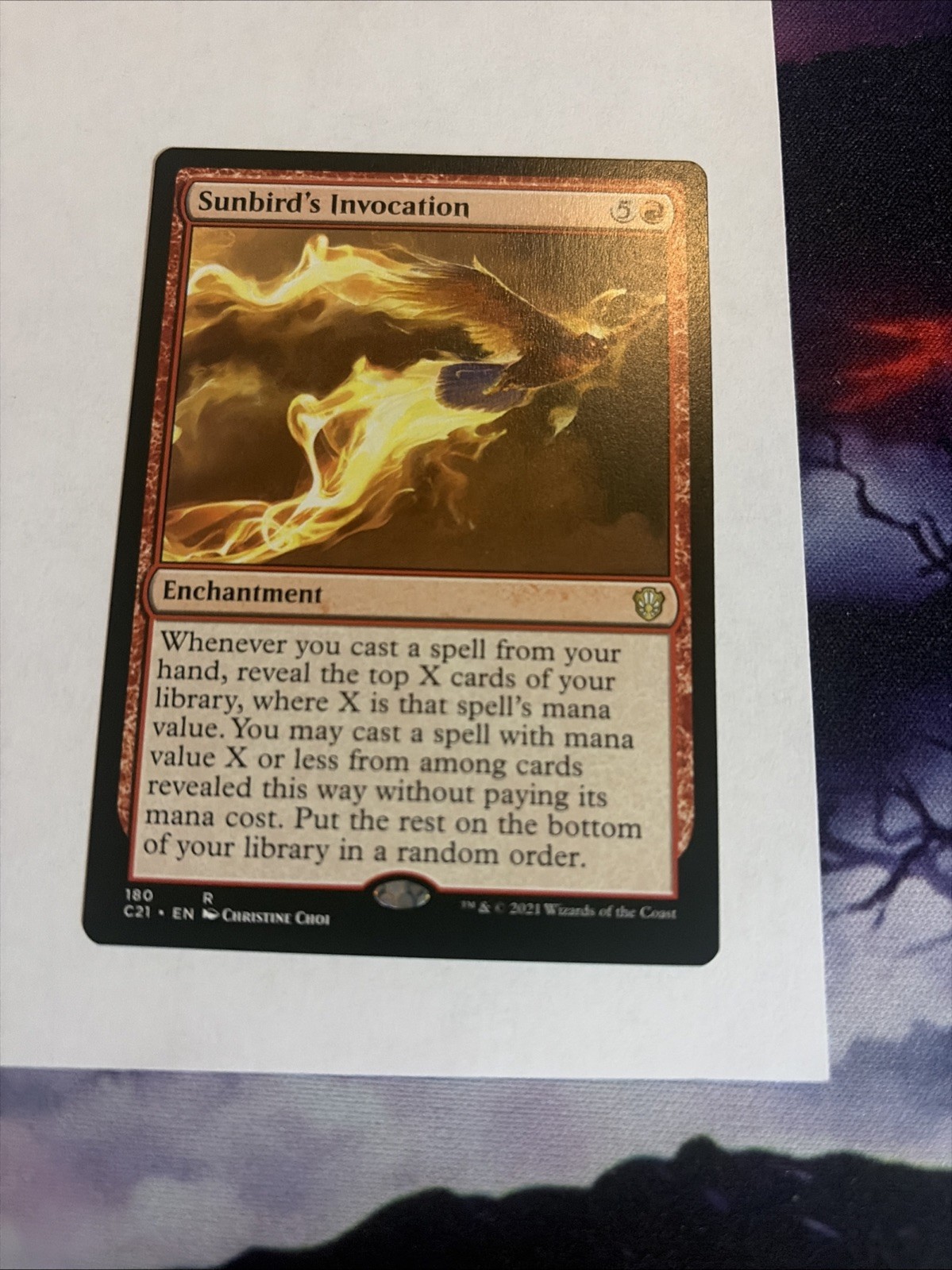 x1 Sunbird's Invocation R MTG Commander 2021 M/NM, English