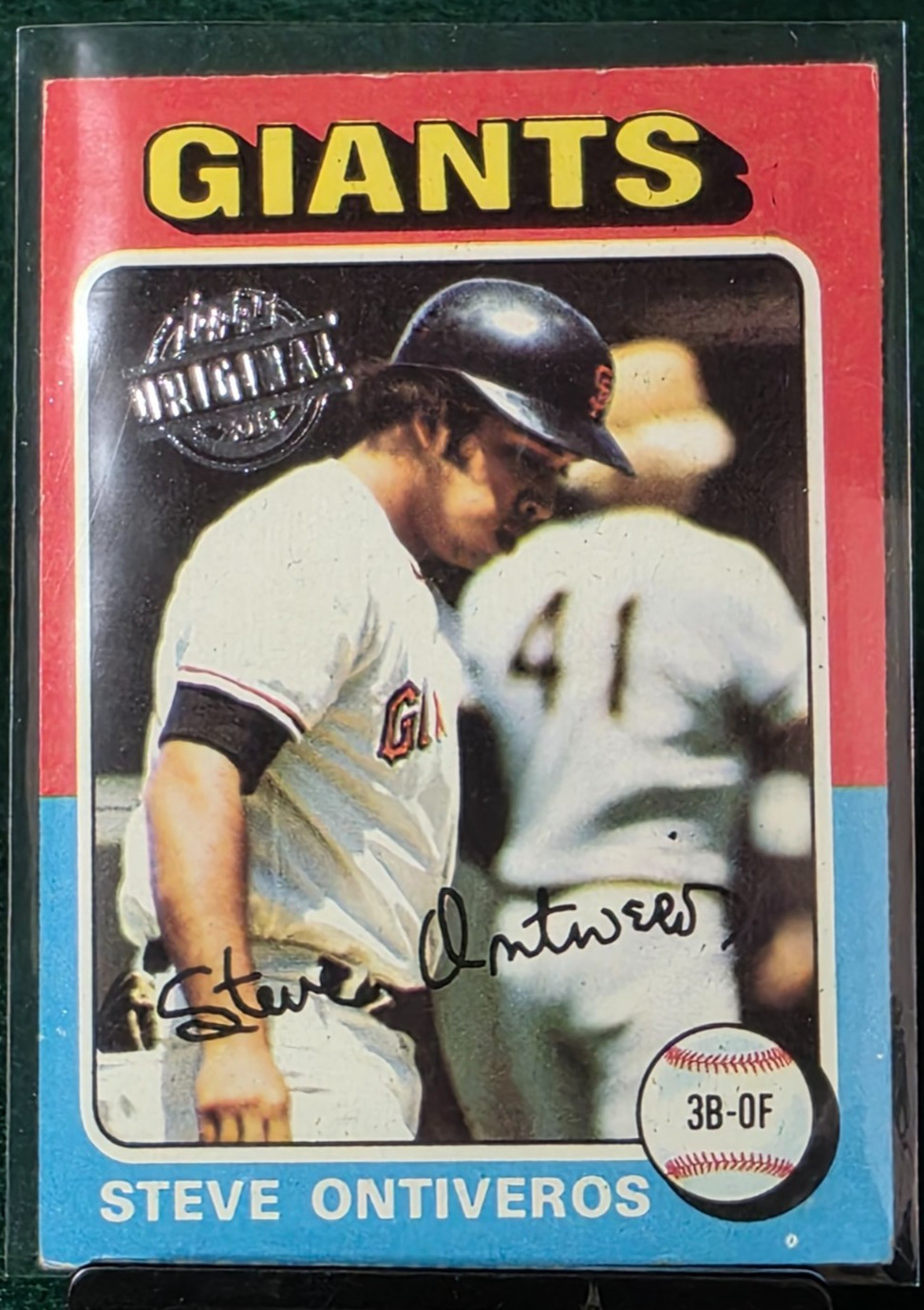 2015 Topps STEVE ONTIVEROS 1975 Topps Buyback #483 Giants