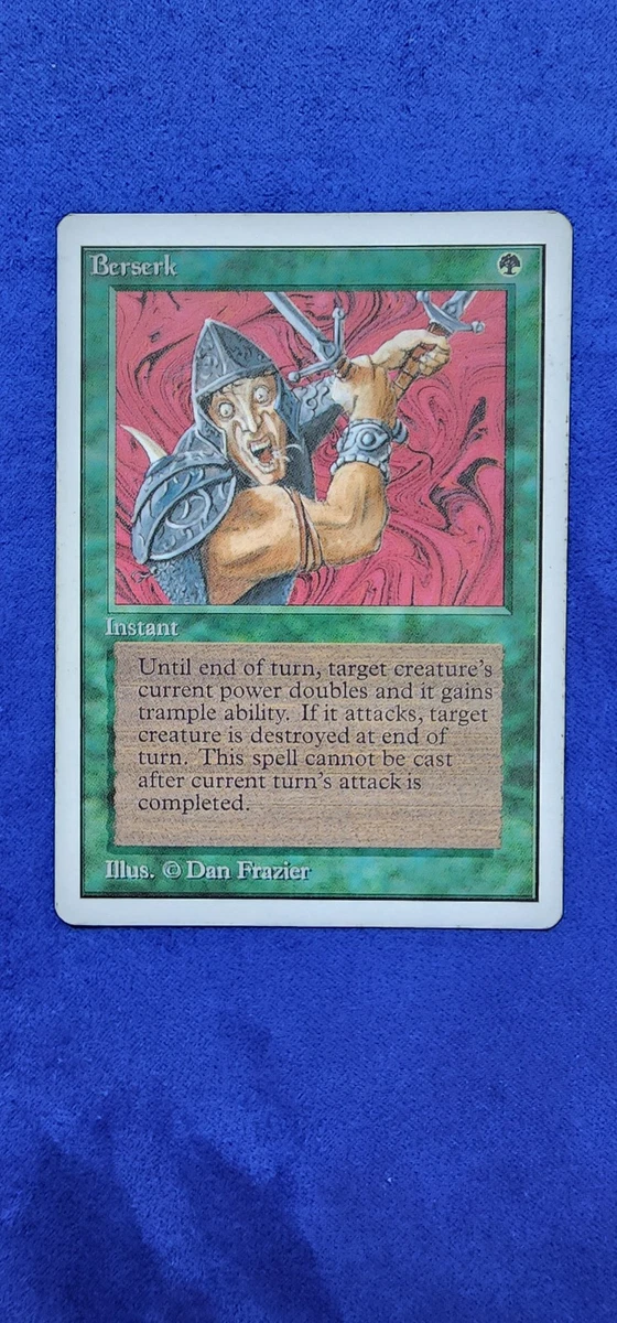 Magic: The Gathering Trading Card Games Individual Berserk Instant