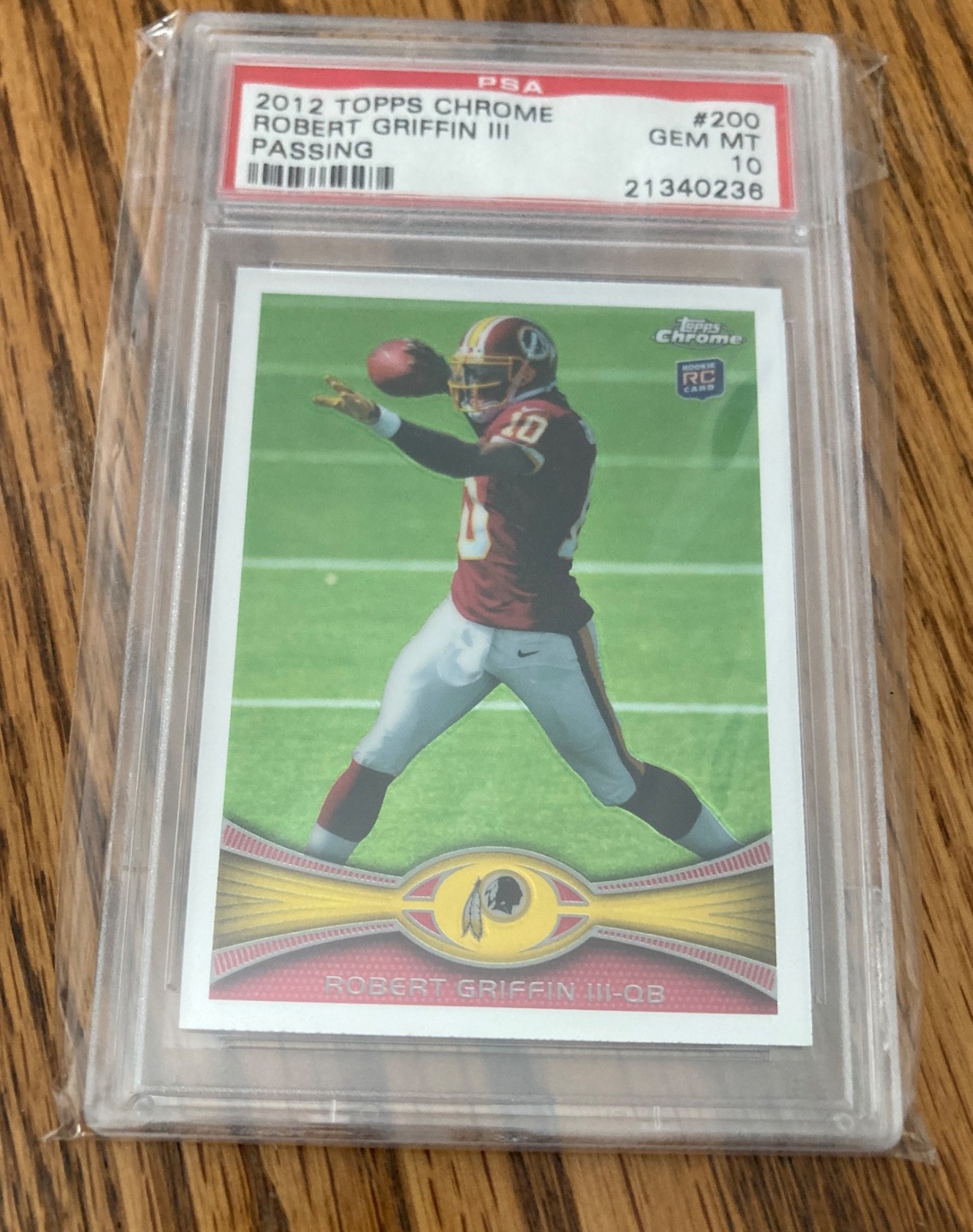 2012 psa 10 topps chrome robert griffin RC #200 great price b