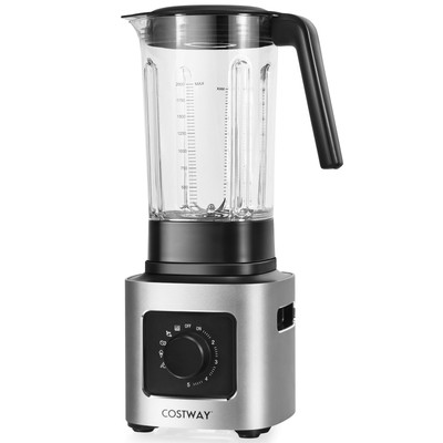 Costway 1500W 5-Speed Countertop Smoothie Blender w/ 5 Presets & 68oz Tritan Jar