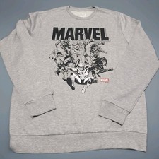 Marvel Mens Sweatshirt Gray Size Large NWOT