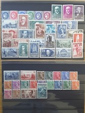 France Année Complète de 52 timbres 1938 Neuf sans Charnière du 372 au 418 Luxe