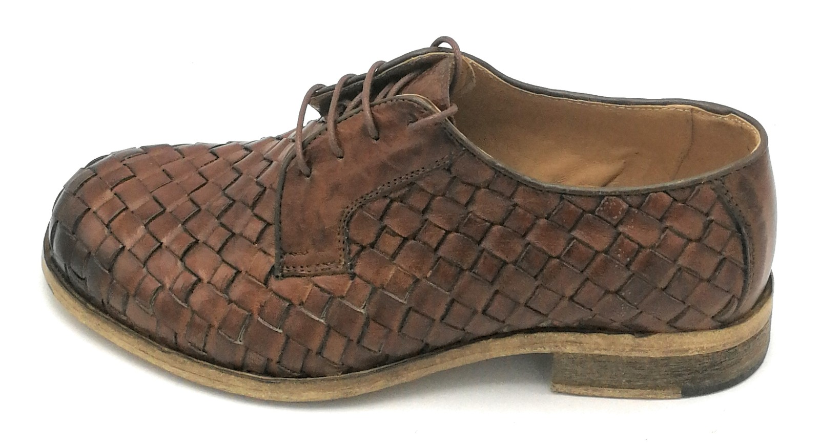 Exton EX9910 Zapato Atado De Ante Trenzado De Cuero Suela De Cuero D