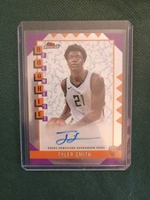 Tyler Smith 2024-25 Topps Finest Rookie Finest Base Auto RC