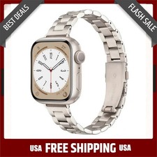 Stainless Steel Metal Band for Apple Watch 45mm 41mm 44mm 40mm 42mm 38mm 49mm