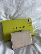 Ted Baker Pink Emeey Crystal Clasp Mini Matinee Small Purse Patent Leather BNWT