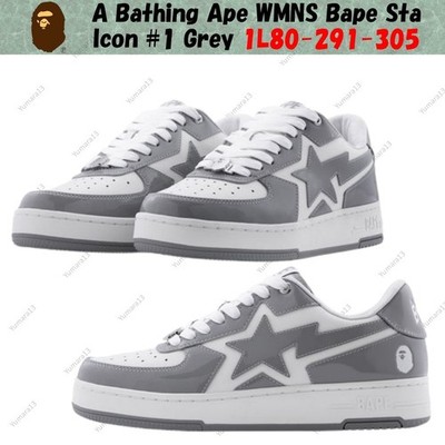A Bathing Ape WMNS Bape Sta Icon #1 grau 1L80-291-305 Damengröße