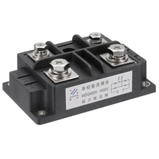 MDQ400A Rectifier Diode, 1 Pcs Bridge Rectifier 400A 1600V Diodes, Black