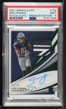2021 Immaculate Premium Edition /18 Simi Fehoko PSA 9 RPA Rookie Patch Auto RC