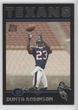 2004 Topps Black 129/150 Dunta Robinson #373 b9u