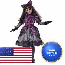California Costumes Californnia Costumes Creepy Doll Childs Costume Xl