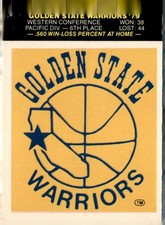 1979-80 Fleer NBA Team Stickers #NNO Golden State Warriors Logo