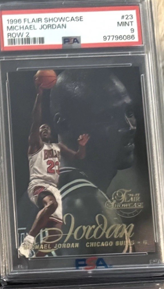 Michael Jordan 1996 Flair Showcase #23 Row 2 Price Guide Michael Jordan 1996 Flair Showcase #23 Row 2 Price Guide