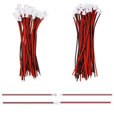 2 Pin Connector, 30 Pairs Mini Wire Connectors, 1.25 mm JST 2 Pin Micro Electric